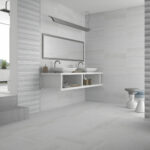 Denver white bathroom tiles