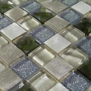 grecian silver mosaic